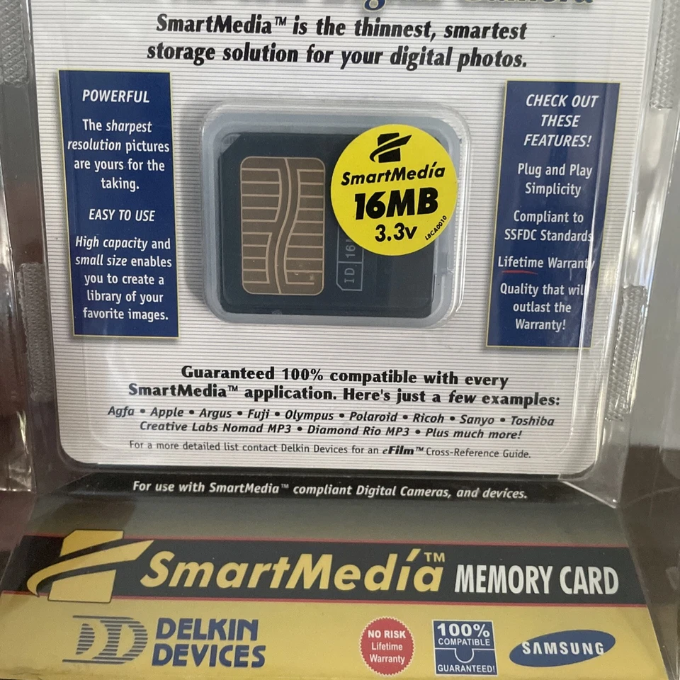 Delkin 16 MB CompactFlash Card DDCFFLS2-016 + Digital Imaging Software Pack - Image 2 of 4