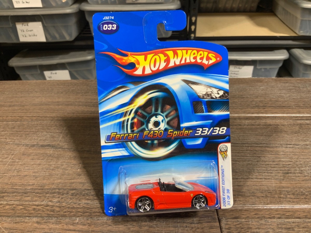 HOT WHEELS FERRARI F430 SPIDER SCUDERIA 456M COLLECTION UPDATED 6