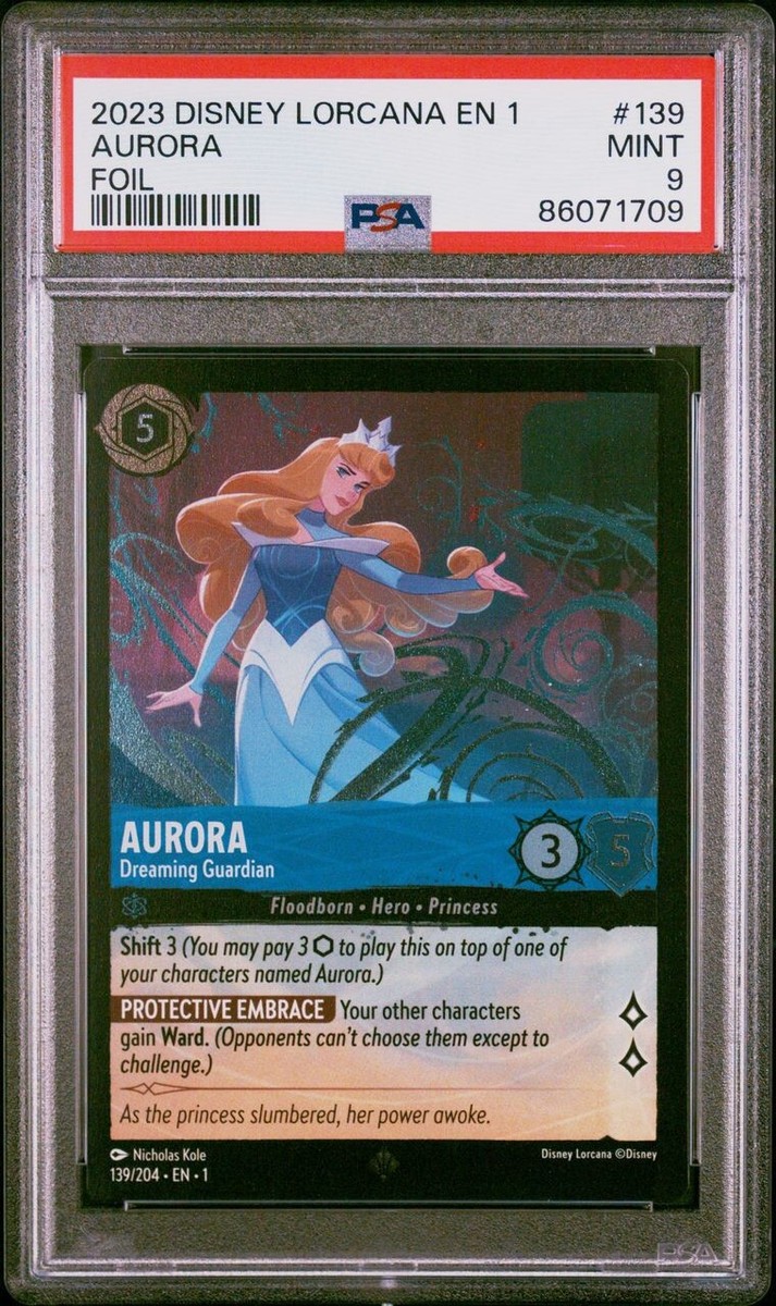LORCANA オーロラ Disney Lorcana DLCS1-139 Aurora DreamingGuardian Super Rare