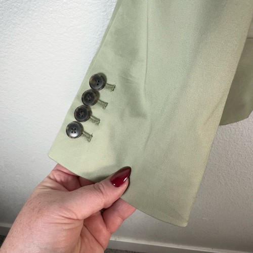 J. Crew NEW Women’s Willa Blazer in Pistachio Green Lightweight Chino Size 12  - Picture 6 of 11