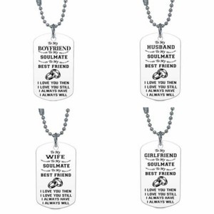 husband dog tag necklace