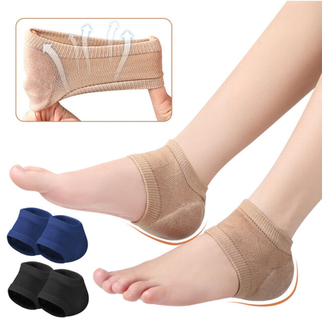 2Pcs Silicone Gel Heel Socks Cracked Foot Skin Care Protector Sleeve Pain Relief