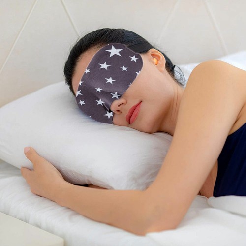 Máscara de ojos 3D suave acolchada máscaras para dormir descanso viaje sueño cubierta de ojos venda para los ojos - Imagen 60 de 66