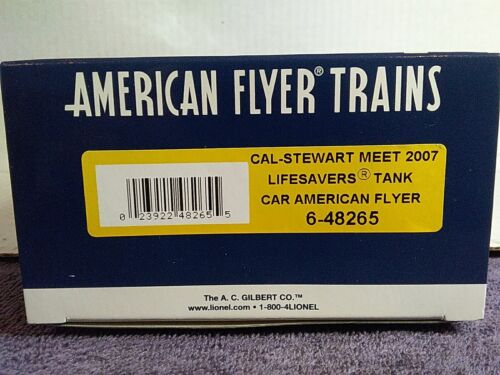 AMERICAN FLYER Cal-Stewart 7 Car Lifesavers Tank Car Set - Picture 3 of 21