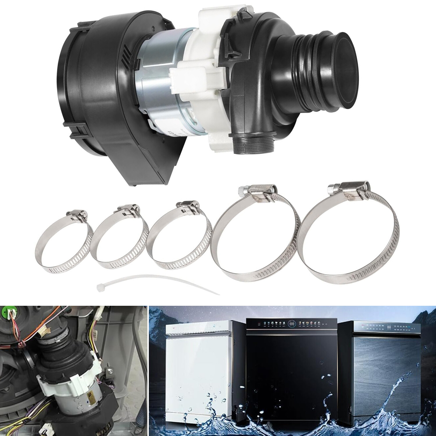 Dishwasher Circulation Pump Assembly WD26X23258 for GE Dishwasher