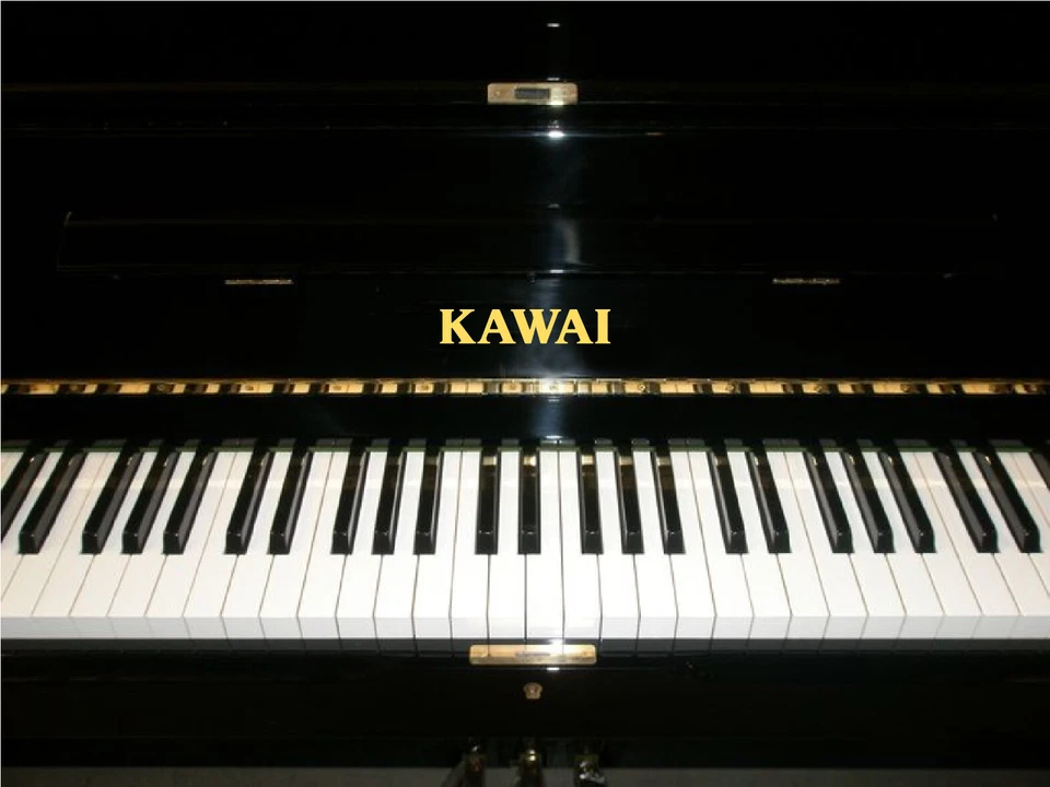 Kawai Metallic Gold Klavier Name Marke Vinyl Transfer Aufkleber Aufkleber