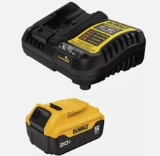 DEWALT DCB205C 20V MAX Lithium-Ion 5.0 Ah Battery & Charger Kit - DCB205 battery