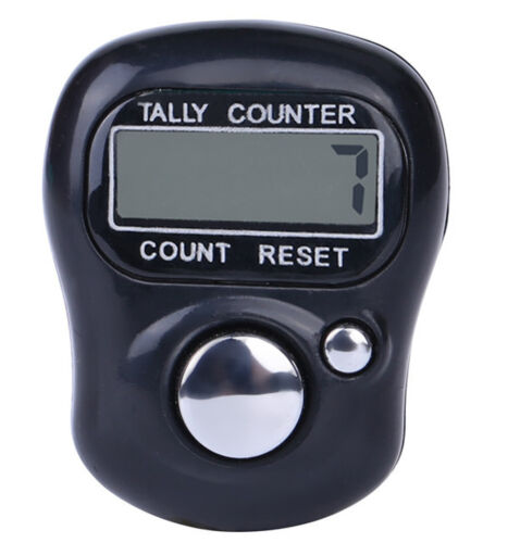 Digit Digital LCD Electronic Finger Hand Ring Knitting Row Tally Counter - Picture 1 of 15