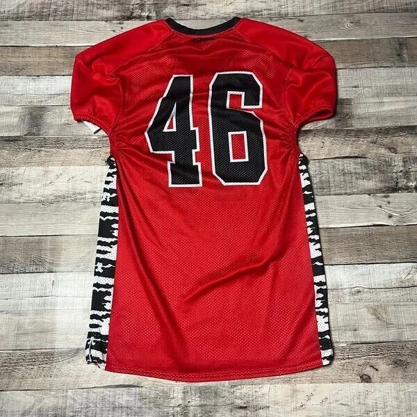 Camiseta de los Cardenales Juvenil Grande Roja Riddell Fútbol Uniforme Ropa Deportiva Foto 2 de 4