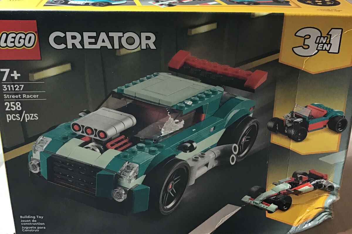 LEGO Creator 3-in-1: Carro de Corrida de Rua, Idades 7+, 258 Peças, Item  31127