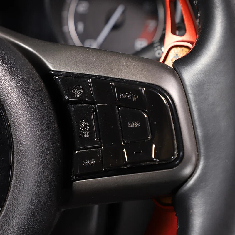 Se adapta a Jaguar XE XF F-PACE E-PACE F-TYPE Volante de coche Botón Borde Foto 4 de 4