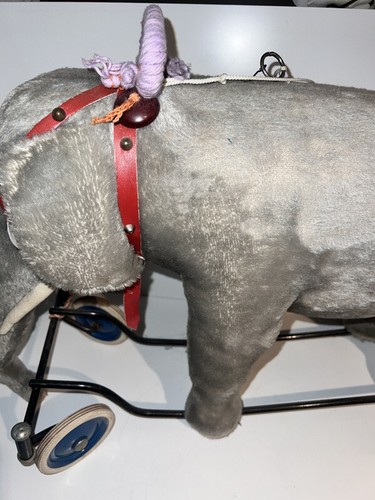 Großer Steiff Elefant auf Räder mit Stimme 60 x 45 cm - Bild 4 von 12