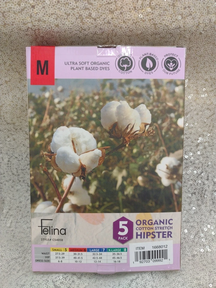 Pack de 5 bragas medianas Felina para mujer Foto 2 de 4