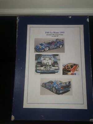 Pocher Leggende e Passione Ferrari F40  project PILOT / IMSAF40