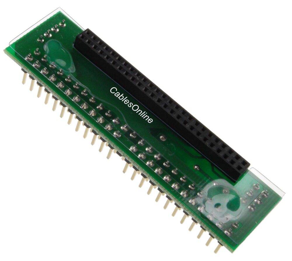 50Pin IDC 2.54mm Male to 50Pin IDC 2.00mm Female SCSI Laptop HD