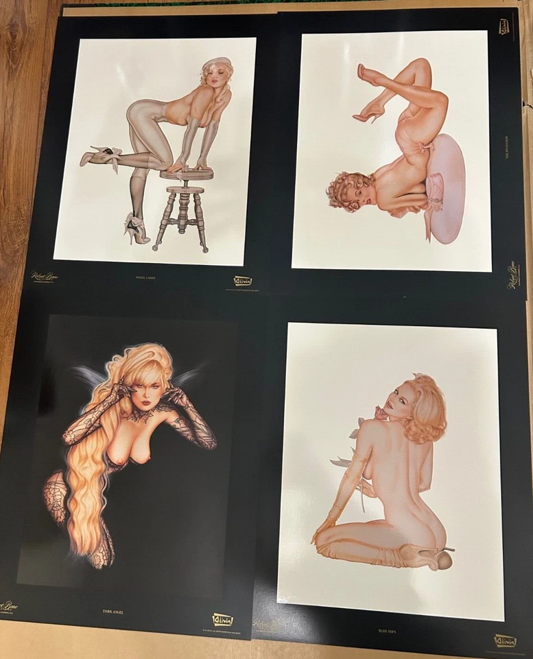 OLIVIA LA COLECCIÓN PIN-UP 1993 ROBERT BANE EDICIONES 12 IMPRESIONES ARTÍSTICAS #2162 Foto 2 de 4