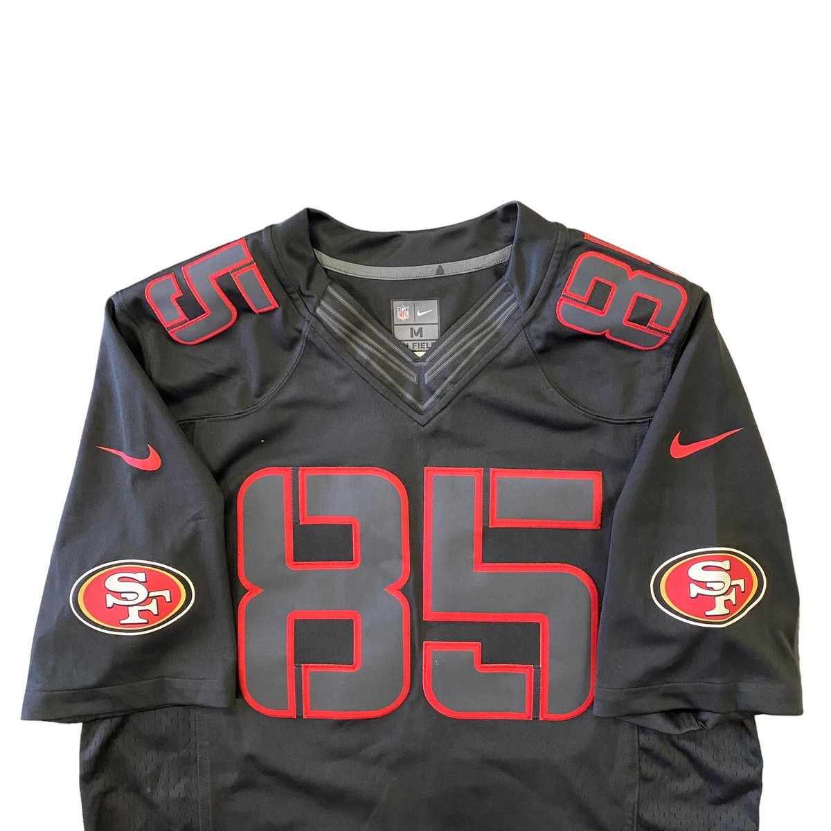 Nike Color Rush NFL San Francisco 49ers #85 Football Jersey Vernon