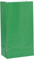 Green Paper Party Favor Bags, 12ct,Favors & Party Bag Fillers