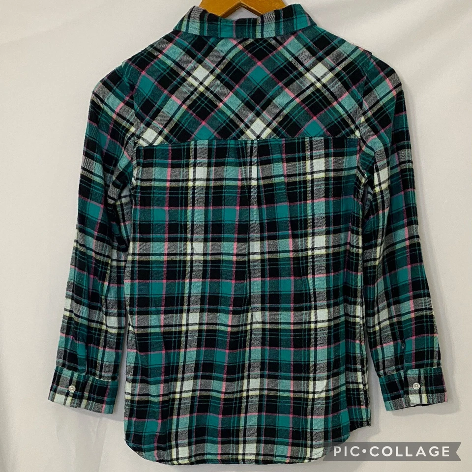 Camisa Cherokee de franela a cuadros grande 10/12 para niños y niñas Foto 2 de 4