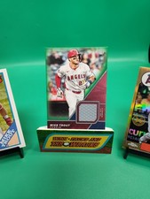 2022 Topps Chrome 1987 Topps Baseball Mike Trout #87BC-1 Game Used Patch/99