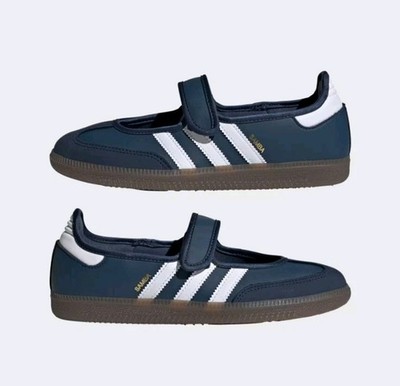 ADIDAS SAMBA JANE 'CREW NAVY WHITE Women's Size 9