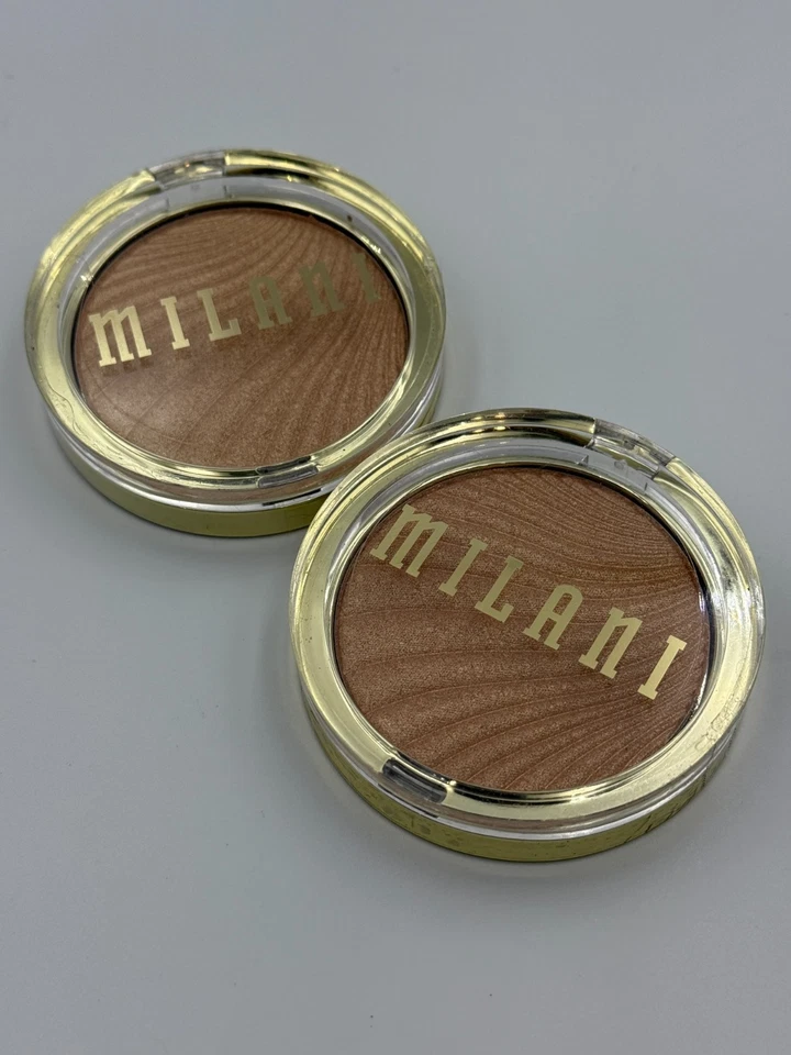 PACK de 2 Milani Strobelight Polvo Resplandor Instantáneo #03 SUNGLOW Maquillaje Resaltador NUEVO Foto 4 de 4