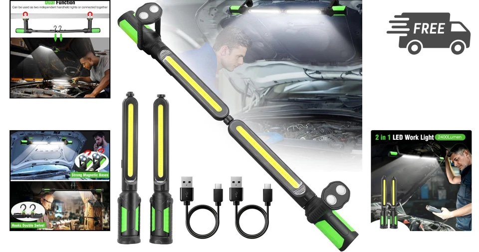 Work Light for Mechanic LED Rechargeable Magnetic Underhood Work Light - Image 2 of 4