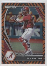 2021 Panini Prizm Draft Picks Tiger Stripes Prizm 54/99 Sam Praytor #PDP179 v1x