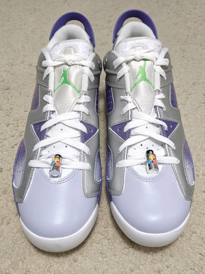 Nike Air Jordan Retro 6 NRG Men's Golf Shoes Purple Metallic