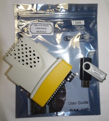 *NOB* CONTROL TECHNIQUES/EMERSON UNIDRIVE SM-I/O-PLUS MODULE w/ PDF MANUAL (509)