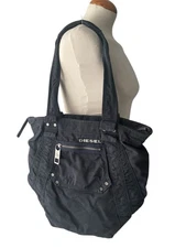 DIESEL Vintage Blue Denim Sholder Bag Cargo Multipocket Utility Archive Y2K 00s