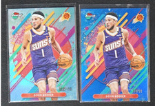 Lot 2 Devin Booker 2025-26 Topps Finest /150 /99 Sky Blue Rare Suns #282