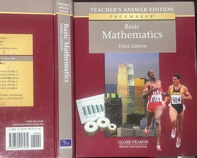 Pacemaker: Basic Mathematics Third Edition, Teacher's Answer Edition by Fearon