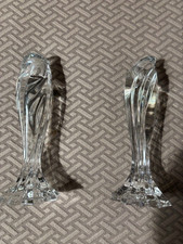 RARE - 2 Lenox Arctic Bloom 7.25" Candleholders - Original Box