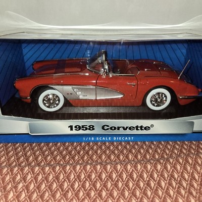 Motor Max 1958 Corvette 1:18 Original Box, Collectors Edition