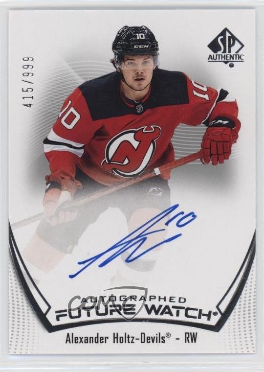 2021-22 SP Authentic Auto Future Watch 415/999 Alexander Holtz #151 Auto m0p