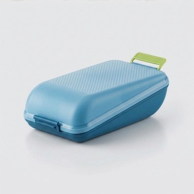 Tupperware Vesperbox A018 Lunchbox medium Türkis Brotbox Sandwichbox