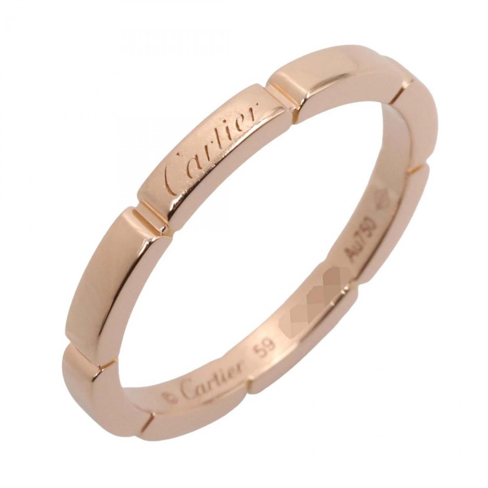 CARTIER Mayon PANTHERE Ring 18KPG Pink Rose Gold Used Unisex US size 8.5 #59