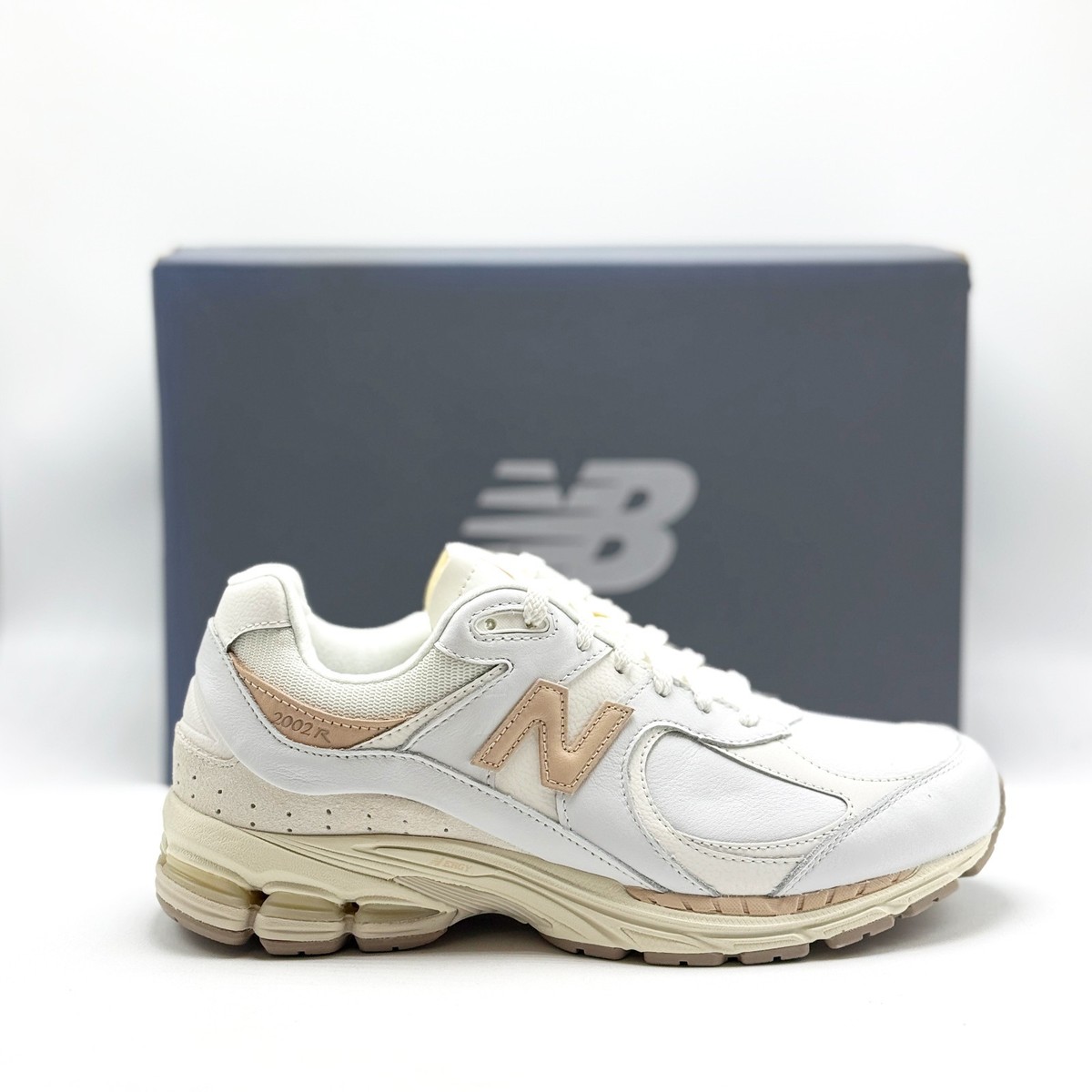 NEW* Men New Balance 2002R WHITE VACHETTA TAN (M2002RVF) 👍 | eBay