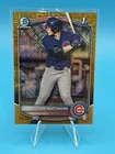 Josiah Hartshorn 2025 1st Bowman Chrome Gold Mojo Refractor /50 Cubs