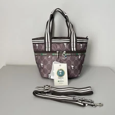 Lesportsac Snoopy Puffy/Padded Handbag with Adjustable Strap NWT