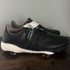 Image of Adidas Tour360 22 Men’s Leather Golf Shoes Black Size 11.5 GZ3158