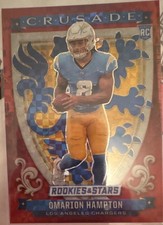 2025 Panini Rookies & Stars - Crusade Omarion Hampton #17 Red Plaid (RC)