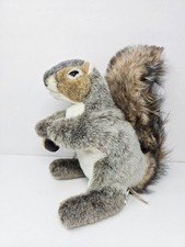 Folkmanis Gray Squirrel Hand Puppet Plush Stuffed Animal Toy Bushy Tail