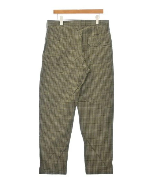 Engineered Garments Khaki Check Pattern Casual Pa… - image 2