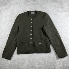 Geiger Jacket Womens 36 Green Pure New Boiled Wool Austrian Classic Blazer