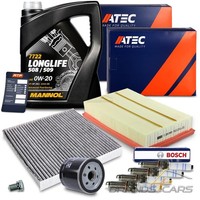 Atec Inspektionspaket FÜR Audi A3 Q3 Seat Skoda Octavia Vw Golf Tiguan 1.5 Tsi