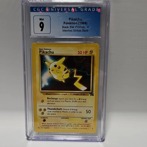 Pokémon Pikachu 04/53 Wotc Promo CGC 9 Mewtwo Strikes Back 1999 Regular