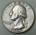 1963-D Washington Quarter 90% Silver