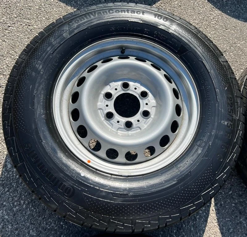 4 SOMMERRÄDER MERCEDES SPRINTER W907 225/75R16C 121/120R CONTINENTAL 2021 NEUW. - Bild 4 von 4